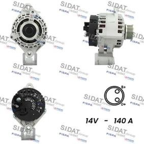 Lichtmaschine A12DE0009A2 von SIDAT günstig für 183,91 € online kaufen