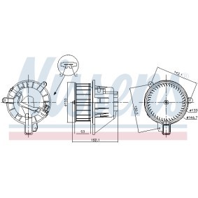 Acquista Ventilatore abitacolo da NISSENS 87546 a buon mercato per soli 106,24 €
