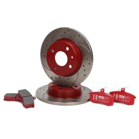 Comprar Kit de discos de freno y pastillas de MASTER-SPORT 201221250 a bajo precio de 68,55 €