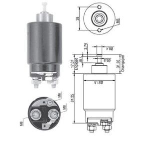Compre Interruptor electromagnético, motor de arranque da MAGNETI MARELLI 940113050264 a um preço baixo por 26,76 €