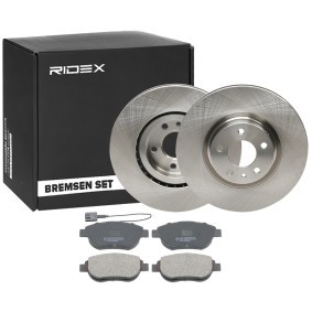 Compre Discos y pastillas de freno de RIDEX online para DOBLO Furgón/ranchera familiar (263) a precios moderados