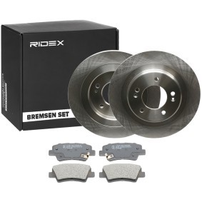 Comprar Kit de discos de freno y pastillas de RIDEX 3405B1808 a bajo precio de 69,35 €