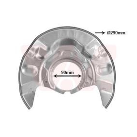 Comprar Chapa protectora contra salpicaduras, disco de freno de VAN WEZEL 5393372 a bajo precio de 41,33 €