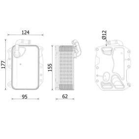 Kjøp Oljekjøler, motorolje av MAHLE ORIGINAL CLC 279 000S til den lave prisen 1589,04 NOK