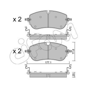 Bremsbeläge 822-1342-0 von CIFAM günstig für 119,46 € online kaufen
