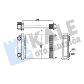 Wärmetauscher, Innenraumheizung 346390 von KALE OTO RADYATOR günstig für 52,37 € online kaufen