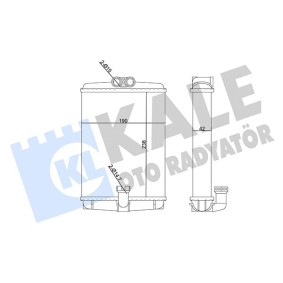 Acquista Scambiatore calore per riscaldamento abitacolo da KALE OTO RADYATOR 360205 a buon mercato per soli 37,56 €