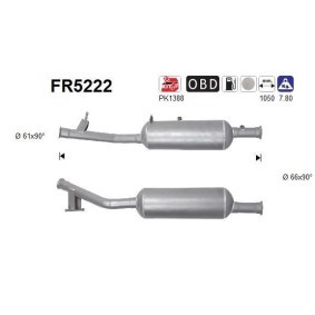 Achetez des Filtre à particules AS FR5222 à prix pour 532,82 €