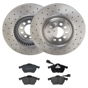 Comprar Kit de discos de freno y pastillas de RIDEX 3405B2045 a bajo precio de 72,33 €