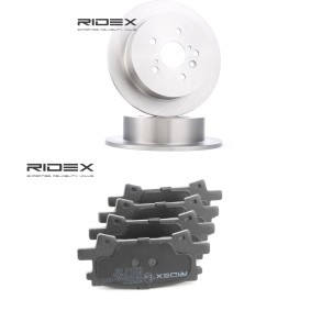 Comprar Kit de discos de freno y pastillas de RIDEX 3405B3333 a bajo precio de 78,58 €