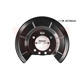 Comprar Chapa protectora contra salpicaduras, disco de freno de VAN WEZEL 1945373 a bajo precio de 16,15 €