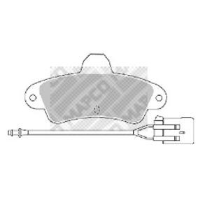 Acquista Kit pastiglie freni da MAPCO 6392 a buon mercato per soli 14,36 €