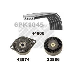 Comprar Juego de correas trapeciales poli V de MAPCO 73806 a bajo precio de 61,56 €