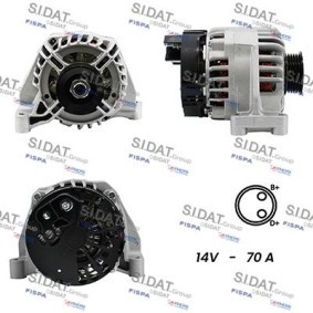 Lichtmaschine A12DE1139A2 von SIDAT günstig für 210,88 € online kaufen