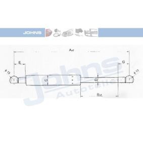Heckklappendämpfer 55 53 95-92 von JOHNS günstig für 11,72 € online kaufen