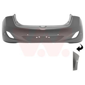 Achetez des Pare-choc arrière VAN WEZEL 8244548 à prix pour 177,74 €