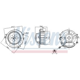 Acquista Ventilatore abitacolo da NISSENS 87525 a buon mercato per soli 119,28 €