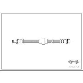 Comprar Latiguillo de freno de CORTECO 19025706 a bajo precio de 10,91 €
