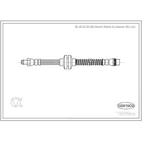 Comprar Latiguillo de freno de CORTECO 19035818 a bajo precio de 12,59 €