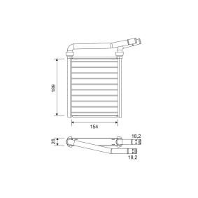 Acquista Scambiatore calore per riscaldamento abitacolo da VALEO 811626 a buon mercato per soli 89,88 €
