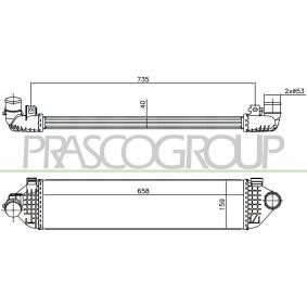 Köp Intercooler av PRASCO FD079N001 till det låga priset 1597,08 kr
