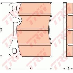 Comprar Juego de pastillas de freno de TRW GDB270 a bajo precio de 30,62 €