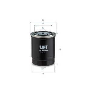Comprar Filtro combustible de UFI 24.A28.00 a bajo precio de 39,84 €