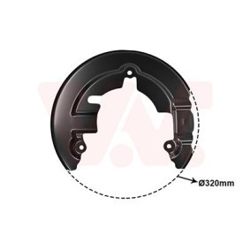 Comprar Chapa protectora contra salpicaduras, disco de freno de VAN WEZEL 1968372 a bajo precio de 19,97 €