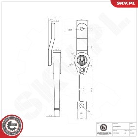 Acquista Braccio oscillante, sospensione ruota da ESEN SKV 69SKV472 a buon mercato per soli 50,89 €