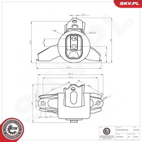 Acquista Braccio oscillante, sospensione ruota da ESEN SKV 69SKV860 a buon mercato per soli 13,55 €