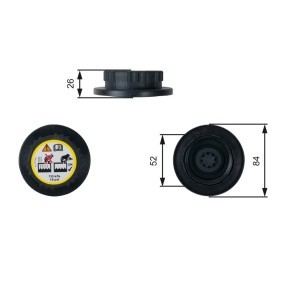Osta Korkki, paisuntasäiliö LTD:llä LTD-9C3Z8101B edullisesti hintaan 7,39 €