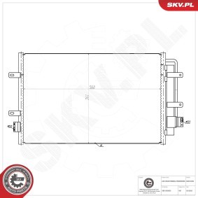 Klimakondensator 86SKV069 von ESEN SKV günstig für 106,01 € online kaufen