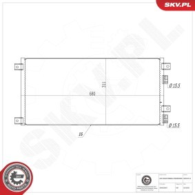 Klimakondensator 86SKV514 von ESEN SKV günstig für 55,55 € online kaufen