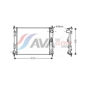 Compre Radiador de calefacción de AVA COOLING SYSTEMS online para EXPRESS Pick-up a precios moderados