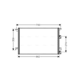 Compre Condensador, ar condicionado da AVA COOLING SYSTEMS SBA5060 a um preço baixo por 109,61 €