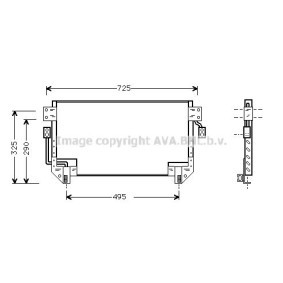 Comprar Condensador, aire acondicionado de AVA COOLING SYSTEMS TO5195 a bajo precio de 112,24 €