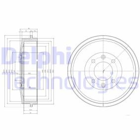 Acquista Tamburo freno da DELPHI BF169 a buon mercato per soli 26,71 €