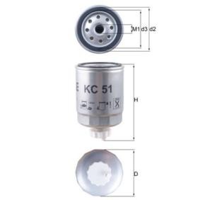 Kraftstofffilter KC 51 von MAHLE ORIGINAL günstig für 12,13 € online kaufen