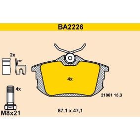 Compre Pastilhas de travão da Barum BA2226 a um preço baixo por 54,78 €