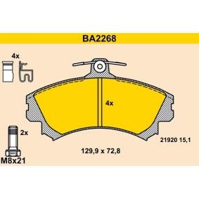 Compre Pastilhas de travão da Barum BA2268 a um preço baixo por 57,26 €
