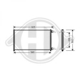 Acquista Condensatore climatizzatore da DIEDERICHS 8348503 a buon mercato per soli 122,54 €