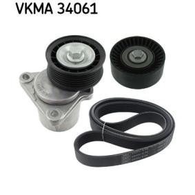 Comprar Juego de correas trapeciales poli V de SKF VKMA 34061 a bajo precio de 98,75 €