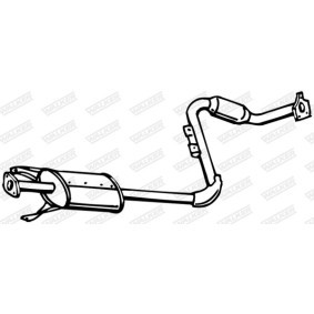 Acquista Marmitta centrale da WALKER 15686 a buon mercato per soli 67,97 €