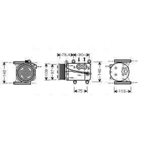 Compre Compressor, ar condicionado da AVA COOLING SYSTEMS JRAK034 a um preço baixo por 449,27 €