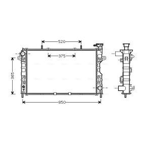 Compre Radiador, arrefecimento do motor da AVA COOLING SYSTEMS CR2117 a um preço baixo por 234,72 €