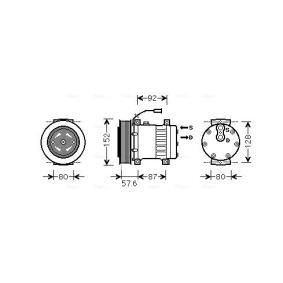 Comprar Compresor, aire acondicionado de AVA COOLING SYSTEMS REK078 a bajo precio de 421,14 €