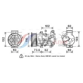 Comprar Válvula de expansión, aire acondicionado de AVA COOLING SYSTEMS PE1348 a bajo precio de 42,40 €