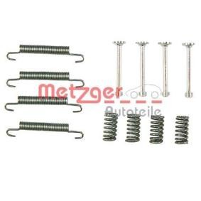 Comprar Juego de accesorios, zapatas de freno de estacionamiento de METZGER 105-0667 a bajo precio de 5,19 €