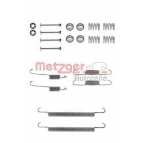 Comprar Juego de accesorios, zapatas de freno de METZGER 105-0707 a bajo precio de 13,10 €