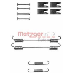 Compre Kit de acessórios, maxilas do travão da METZGER 105-0862 a um preço baixo por 7,21 €